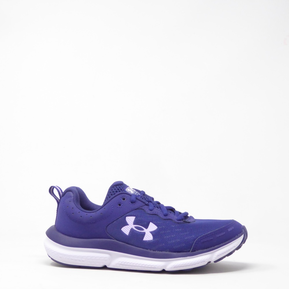 Under Armour Women Running Shoes Purple Charged Assert 10 Sneakers 8